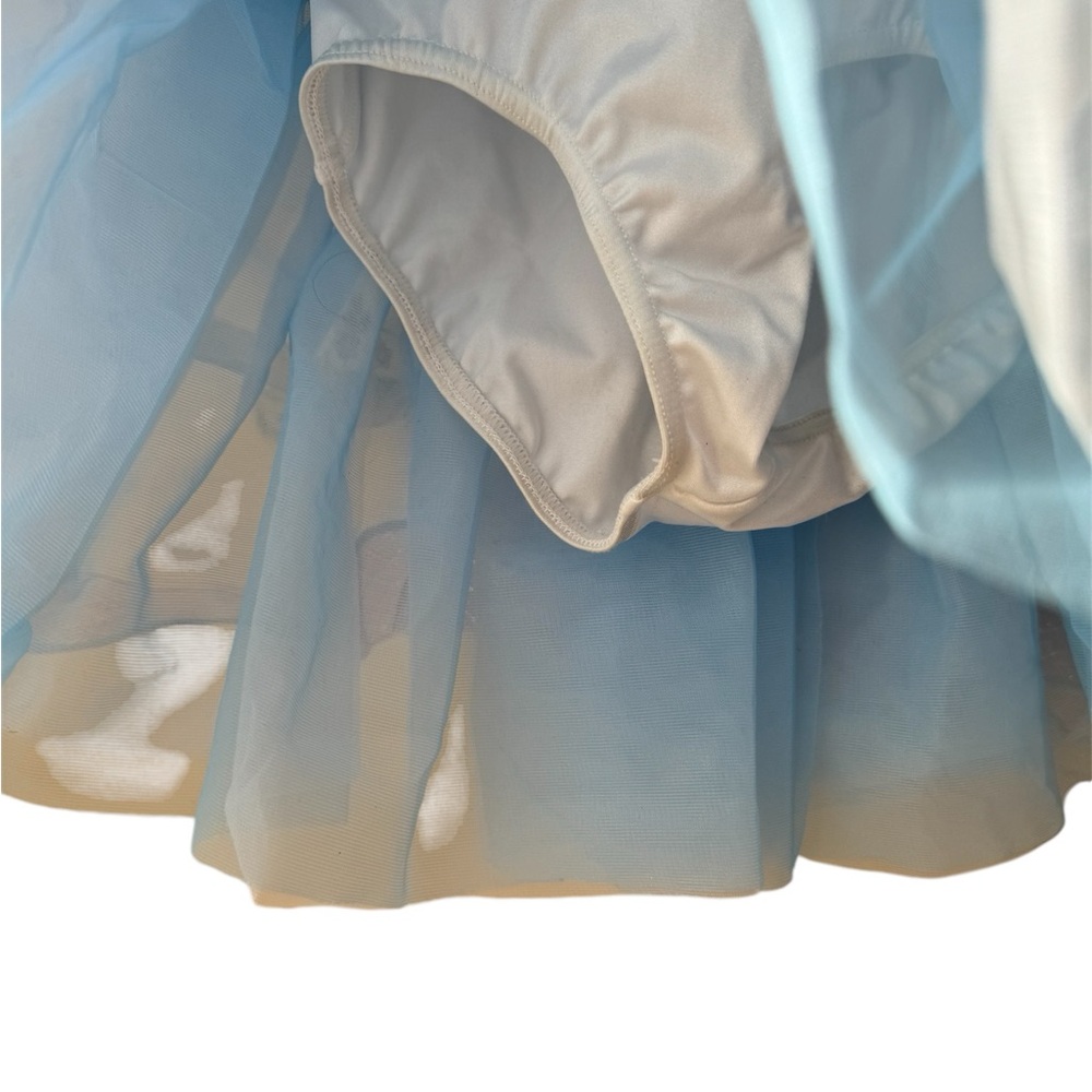 Weissman Blue and White Kids Dance Costume - Picture 6 of 9